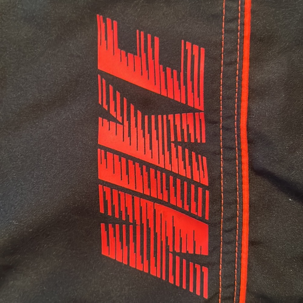 Boy's Nike swim trunks - Large - Blk/Orange - Picture 4 of 7